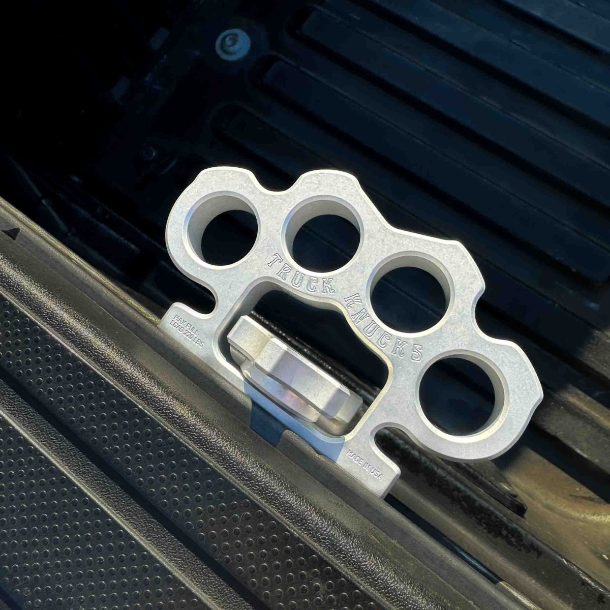 Truck Knucks | Billet Tie-Down Truck Bed Anchors | Silver